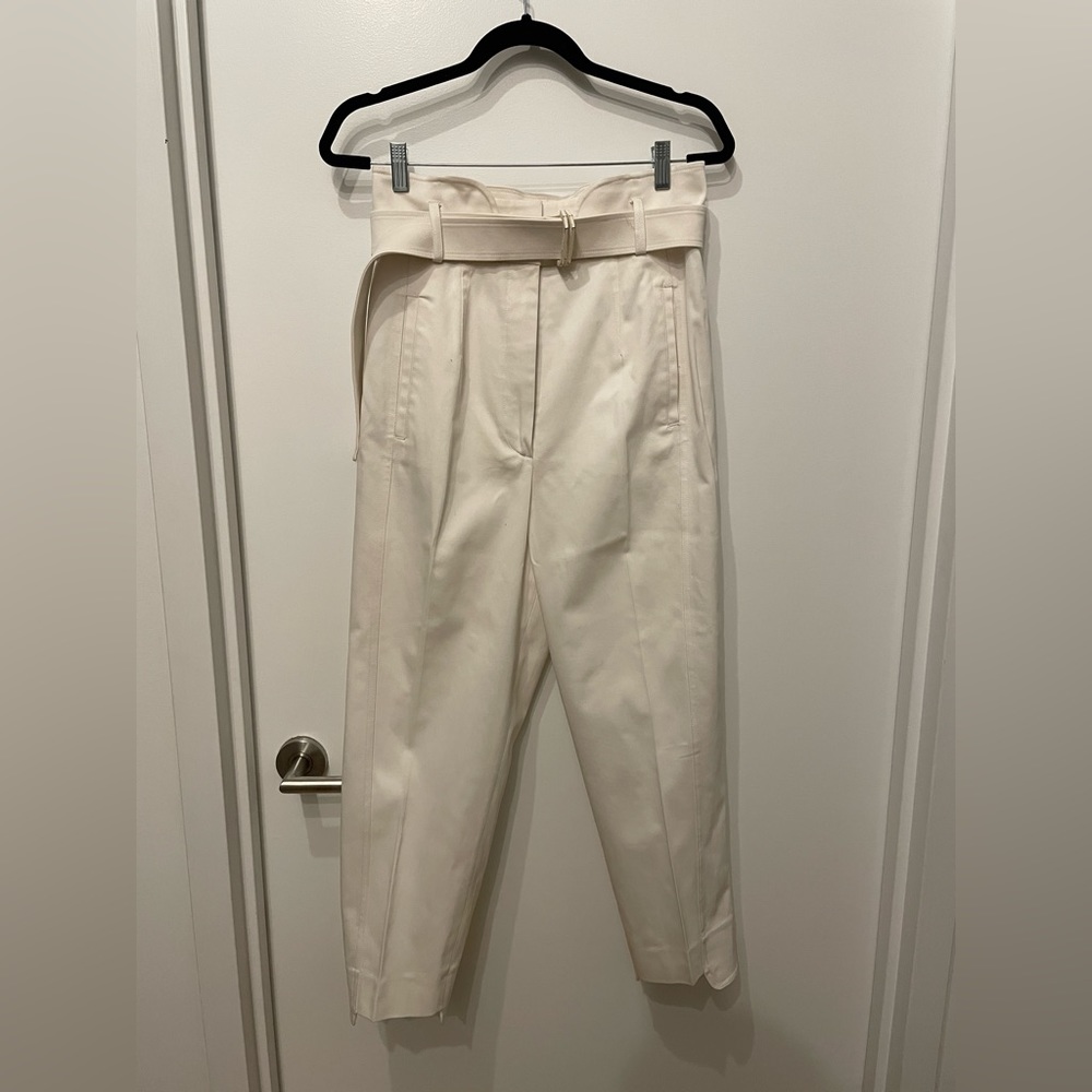 Sportmax white high waisted pant